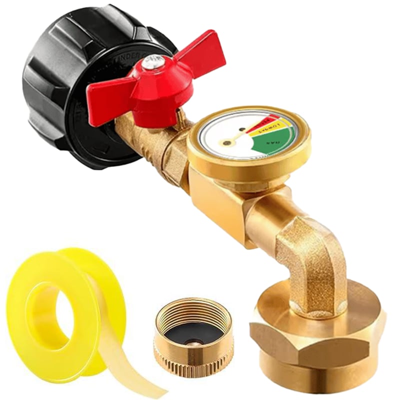 ✨ Top-Rated Propane Refill Elbow Adapter with Tank Gauge