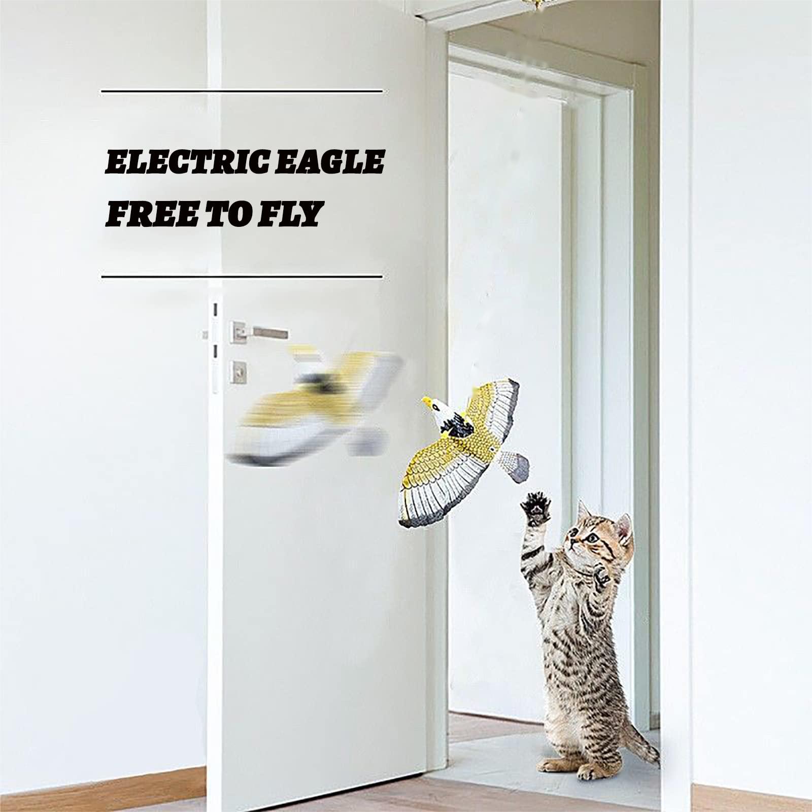 ⚡Promotion 49% OFF - Automatic Moving Simulation Bird Interactive Cat Toy for Indoor Cats