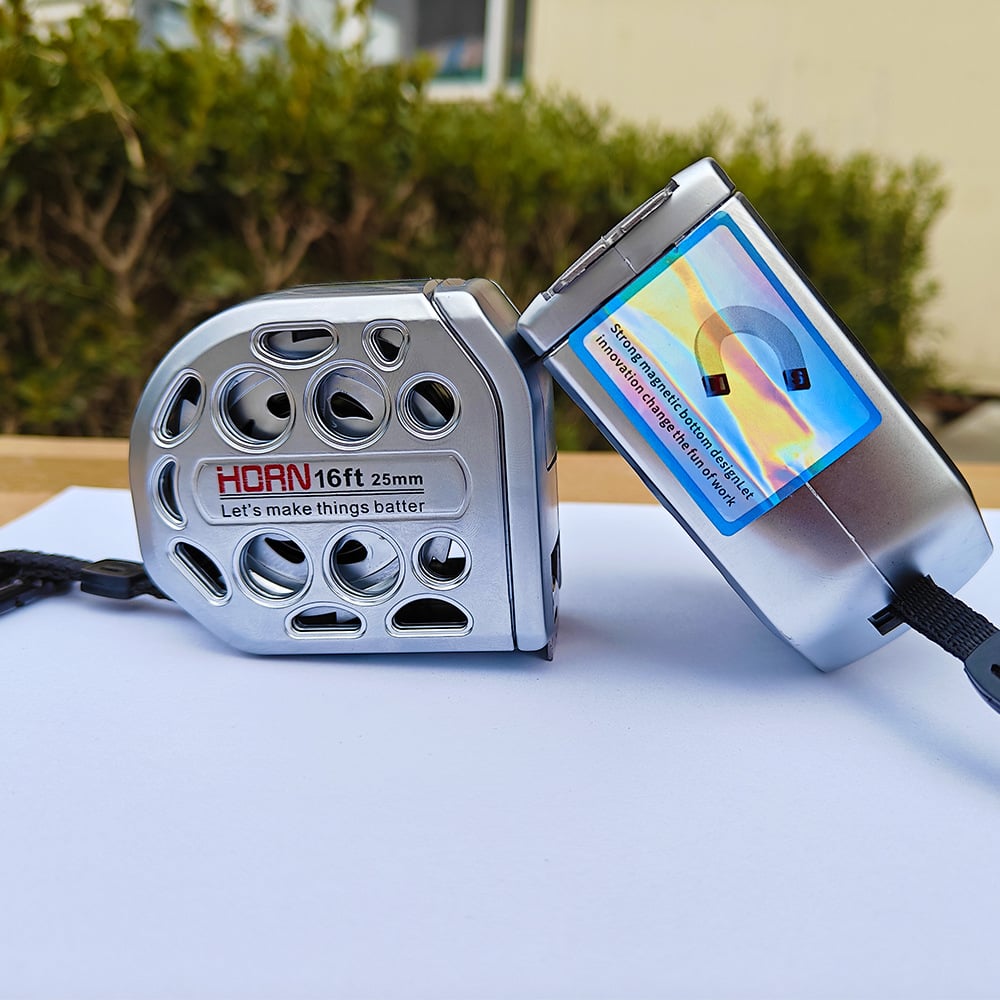 🔥2025 New 16/25FT Stainless Steel Measuring Tape, Anti Rust,Strong Magnetism on The Bottom,Hollow Design 🔥