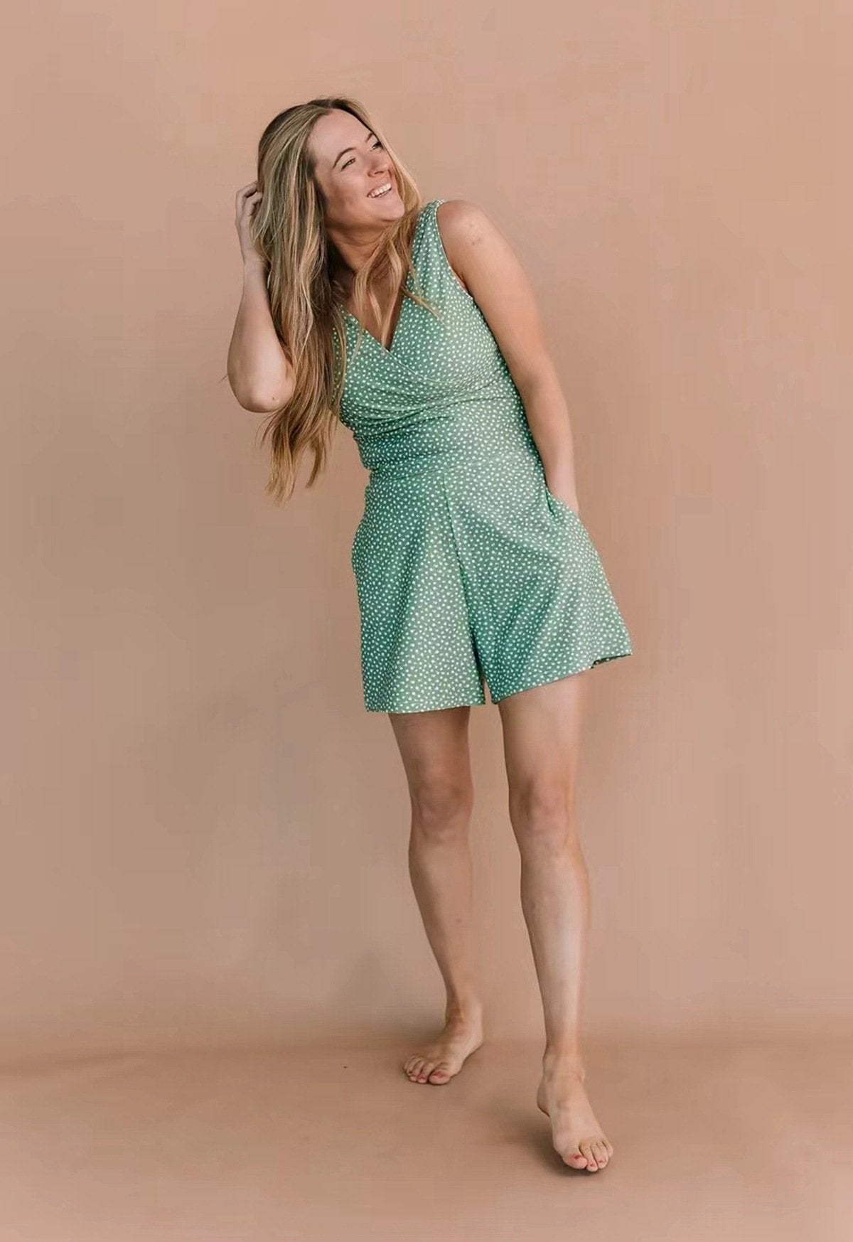 🔥 Swim Romper Built-in Bra👙 Detachable bra cup