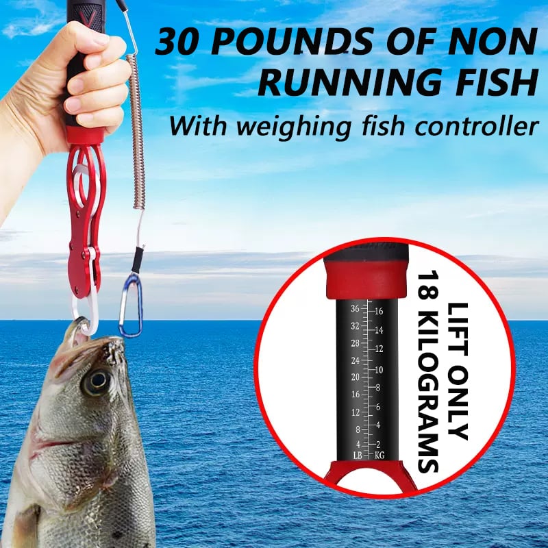 Heavy Duty Fish Lip Gripper with Weighing Scale